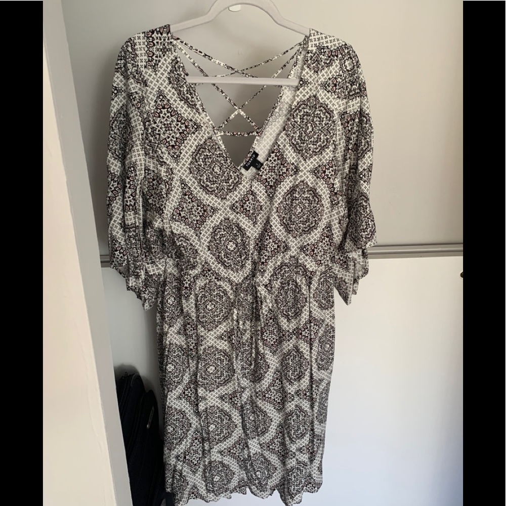 Torrid dress empire waist straps back detail